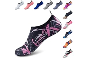 Deevike Water Shoes for Women Men Barefoot Quick-Dry Aqua Socks Slip-on for Beach Swim Surf Yoga Exercise