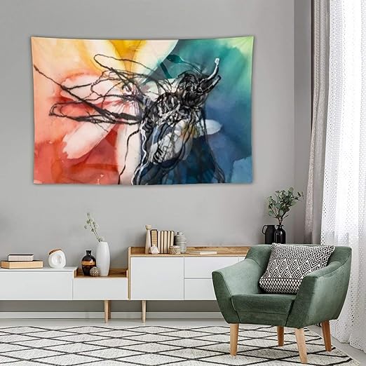 Amazon.com: Tapestry Wall Decor Experimental Painting Tapestry For