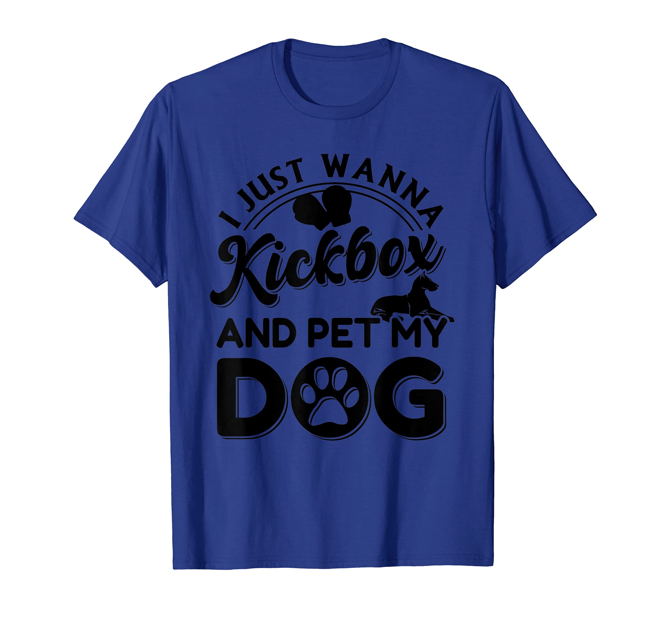 Kickbox & Pet Dog Funny Boxing T-Shirt