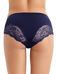 LIQQY Women's 4 Pack Combed Cotton Breathable High