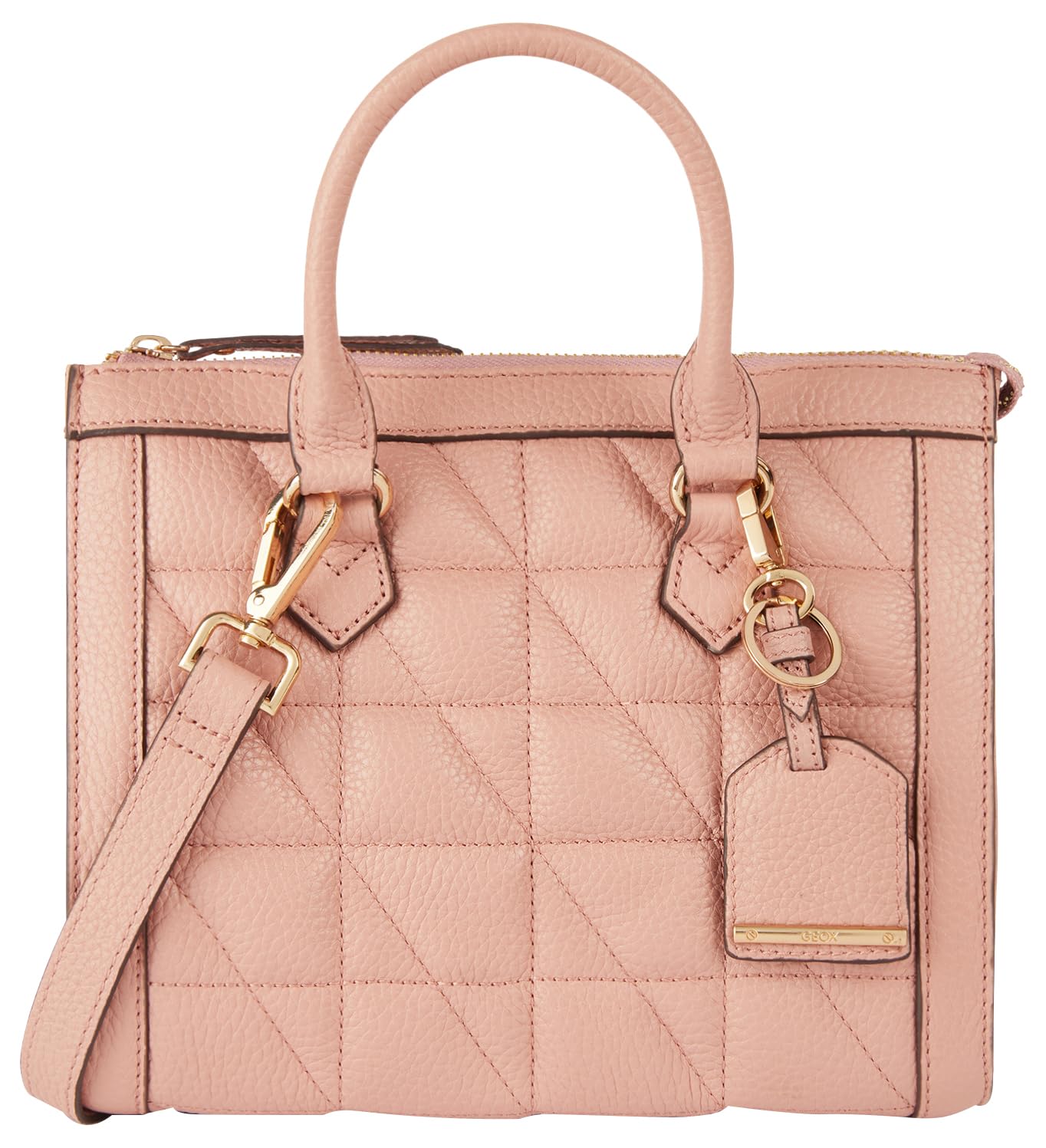 Geox Women's D Olympiy A Bag, Dk Skin, cm 24 x 20 x 11,5