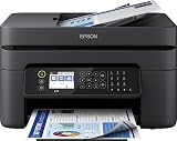 Epson WorkForce WF-2850DWF Wi-Fi Print Scan Copy Fax ADF Printer Black view 3