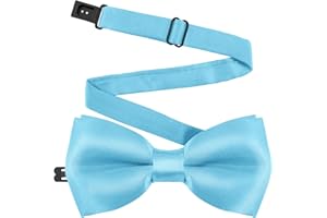 Adjustable Kids Bow Tie Pre-tied Bowtie Classic Children Bow Tie Little Boys' Bow Ties Neck Bowtie for Wedding Party
