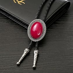 Bolo Tie with Natural Stone for Men Vintage