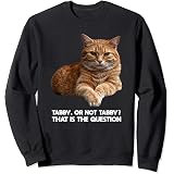 Orange Tabby Cat Funny Meme Animal Lovers Gift Long Sleeve T Shirt Clothing Shoes Jewelry