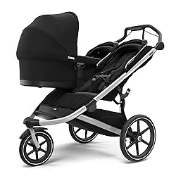 Thule Urban Glide 2 Jogging Stroller, Black/Silver