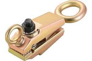 NATGAI 5 Ton 2-Way Auto Body Clamp, Self-Tightening Frame Pull Clamp Grips for Collision Repair, Sheet Metal Maintenance & Car Door Fender Edge Repair, Auto Body Repair Tool with Small Mouth Design