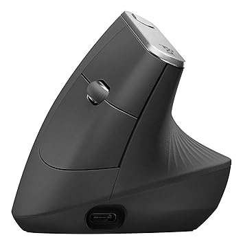 Logitech MX Vertical kabelgebundene und kabellose Maus (mit fortschrittlicher Ergonomik, weniger Muskelbelastung, verbesserte