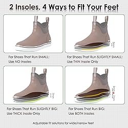 Kalkal Men's Deck Boots, Waterproof Fishing Rain