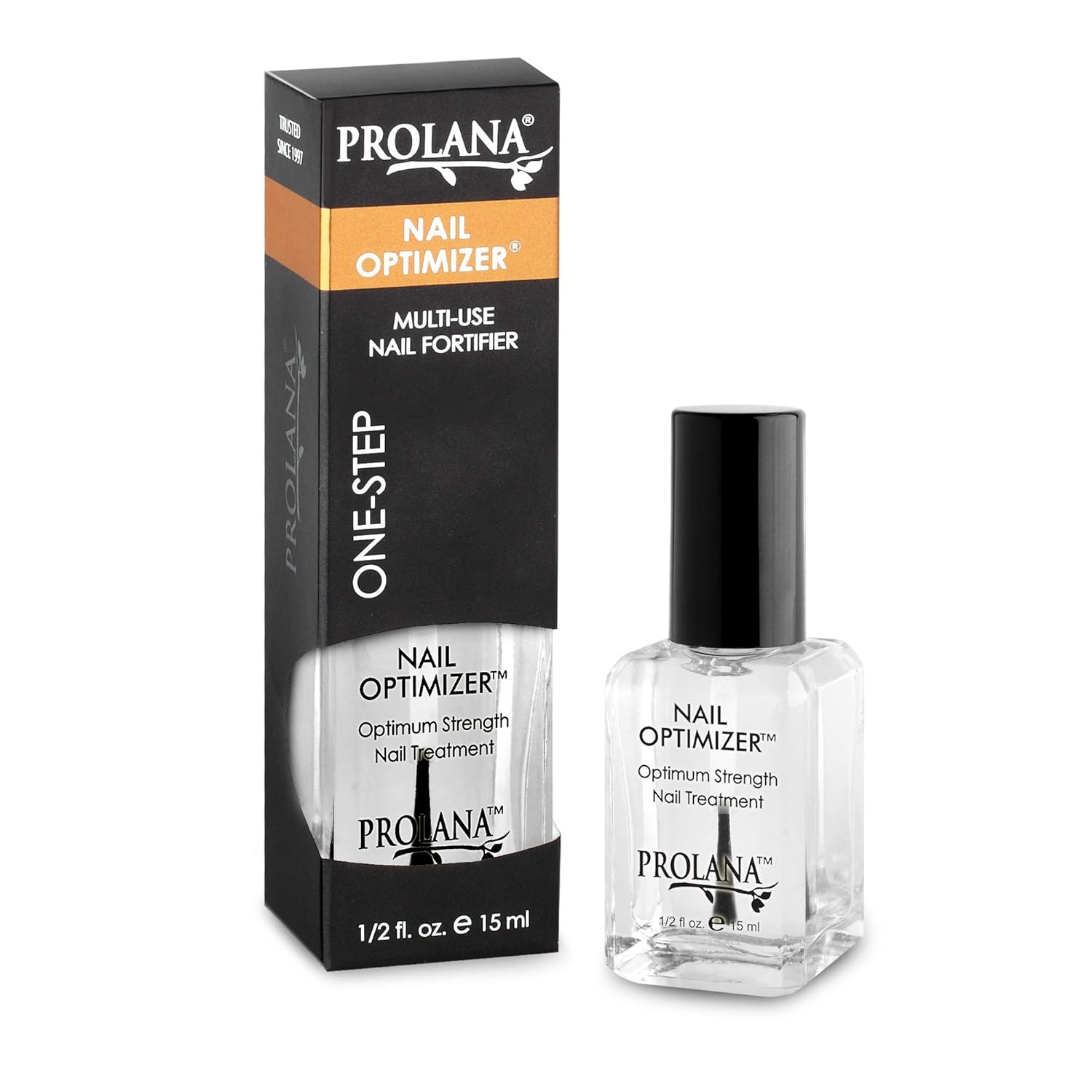 Prolana Nail Optimizer One-Step Multi Use Nail Fortifier, Nail Hardener, Nail Strengthener - Optium Strength Nail Treatment .5 ounces/ 15 milliliters : Opi Nail Strengthener : Beauty