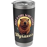 Just a Girl Who Loves Hyraxes Hyrax Lover Stainless Steel Insulated Tumbler