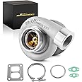 maXpeedingrods T4 Turbo Turbocharger for 4.0L-6.0L Engine, Billet Compressor Wheel, for Chevrolet Camaro Silverado 1500, for Ford Mustang, for Dodge Challenger Charger, Street JD Series