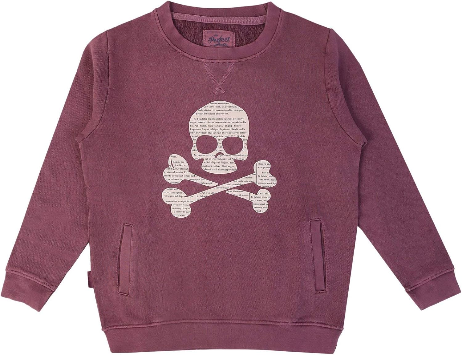 Scalpers Sudadera Logo Calavera PERIÓDICO Burgundy / 4 Amazon.es Ropa y accesorios