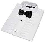 Gino Giovanni Boys Formal Tuxedo Shirt with Bow Tie