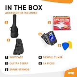 MAX Max GigKit Red Beginner Electric Guitar Starter Kit 40W Amp Accessories view 3