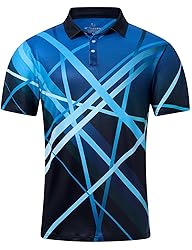 uideazone Mens Funny Golf Shirts Athletic Fit Polo