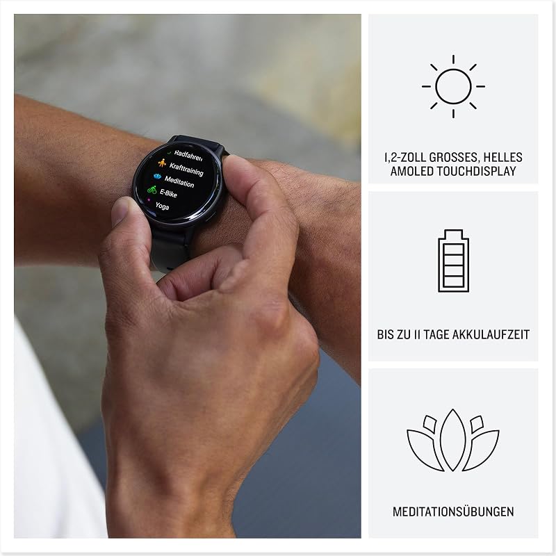Vivoactive 5, 42 mm, GPS-Fitness-Smartwatch, Kapitänsblau/Blau