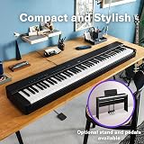 Yamaha P-225 Digital Piano 88 Graded Hammer Compact Keys 24 Voices Black view 3