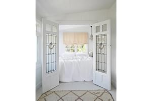 Bed Threads - Linen Duvet Cover - 100% French Flax Linen - 170 GSM - Luxury Duvet Cover - Eco-Friendly - Breathable, Durable & Soft - with Button Closures - Machine Washable - King/Cali King - White