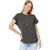 Faherty Womens Dream Cotton Gauze Desmond Top
