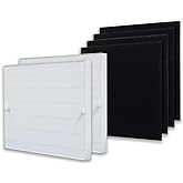 PUREBURG Replacement Filter Set Compatible with Coway AP-1512HH AP-1518 & AIRMEGA 200M Mighty Air Purifiers,2-Pack H13 HEPA + 4 x Activated Carbon Pre-Filter Air Clean VOCs Odor