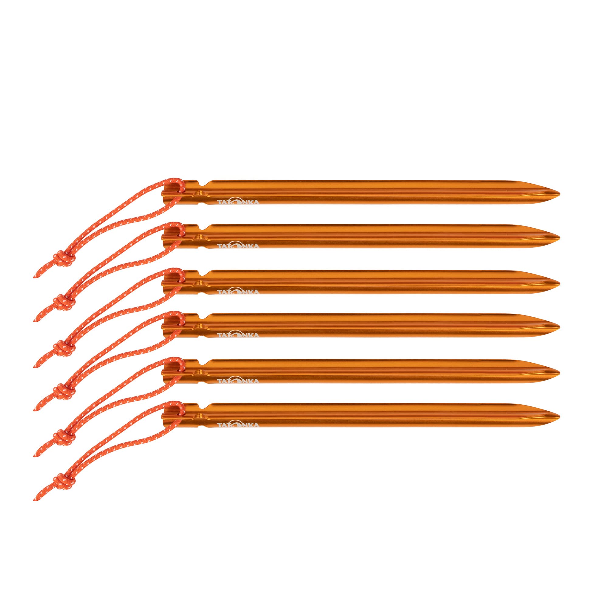 Tatonka Unisex - Adult Tent Pegs Pro 15 cm 6 Pegs Orange 15 cm