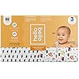 Hello Bello Diapers, Size 3 (14-24 lbs), 92 Count of Premium Disposable Baby Diapers in Bolt Babes and Woodland Animals Designs, Hypoallergenic with Soft, Cloth-Like Feel