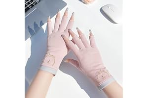 UV Gloves for Nail Lamp UV Protection Gloves for Manicures Nail Art Fingerless Glove That Shield Skin from Sun and Nail Lamp