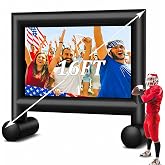 CZGBRO 16FT Inflatable Outdoor Movie Screen, Blow up Projector Screen | Support Front &amp; Rear Projection, Large Outdoor Movie Screen for Outside Backyard Movie Night Party with Blower &amp; Carry Bag