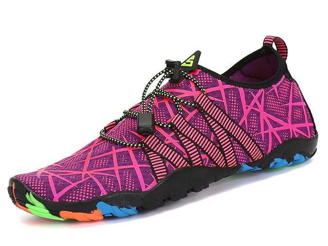 SAGUARO Badeschuhe Damen Herren Wasserschuhe Aquaschuhe Barfuß Schuhe Rutschfeste Schnell Trocknend Strandschuhe Schwimmschuh