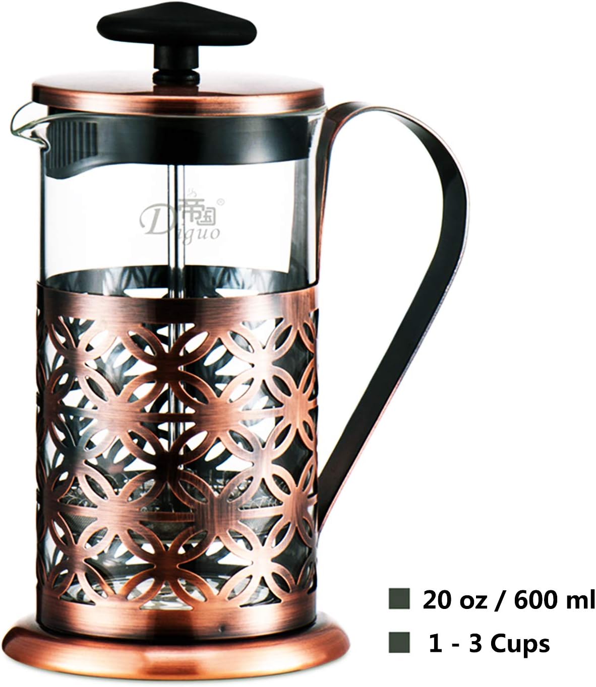 pressa francese per foglie di tè