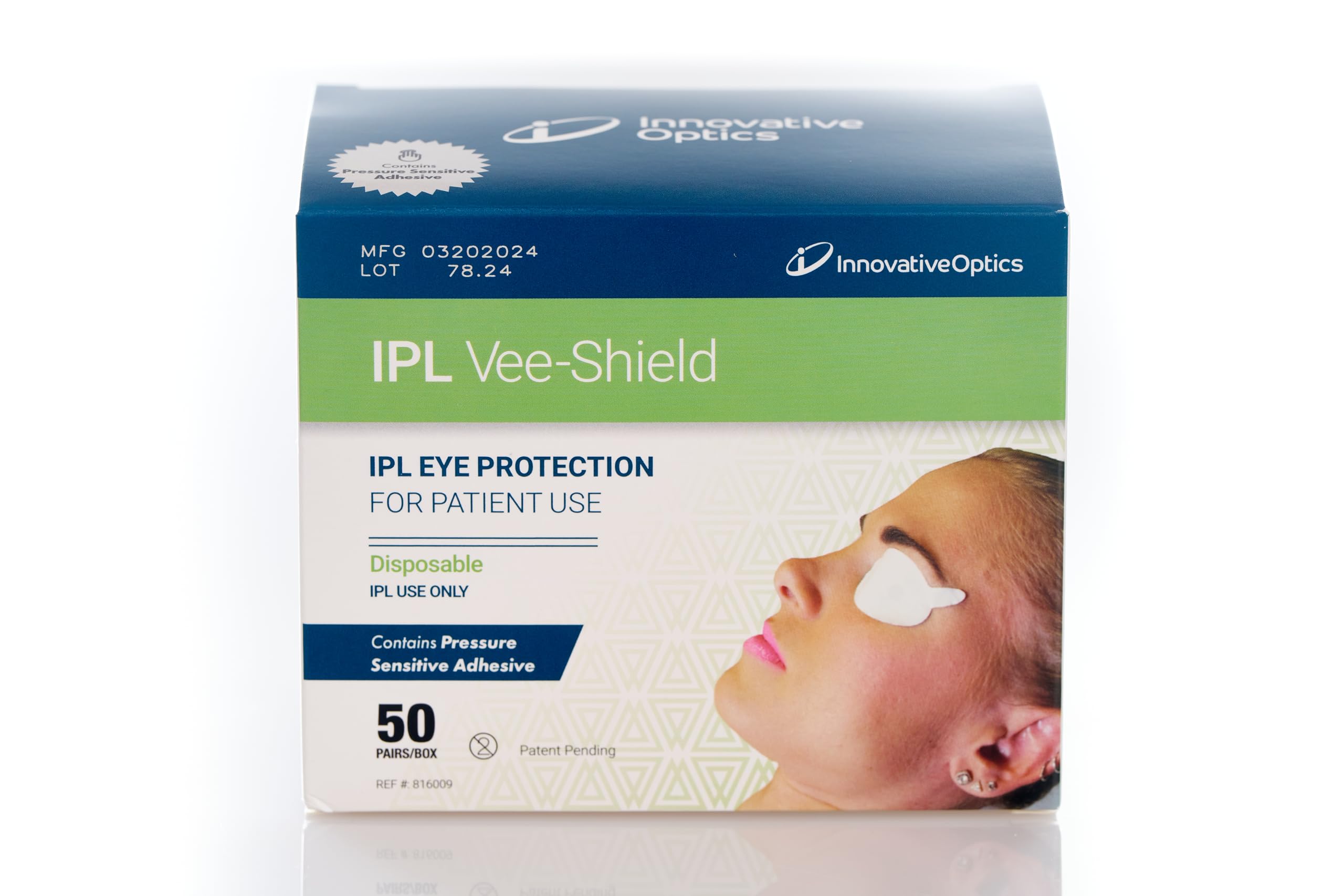 Innovative Optics IPL Vee Shields: Premium Disposable Eye Protection with Comfortable Fit and Enhanced Safety - 50 Pairs per Box for Extended Usage and Optimal Protection