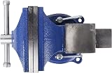 DAYUAN 4 Inch Bench Vise 360° Swivel Anvil Base Heavy Duty Table Clamp view 3