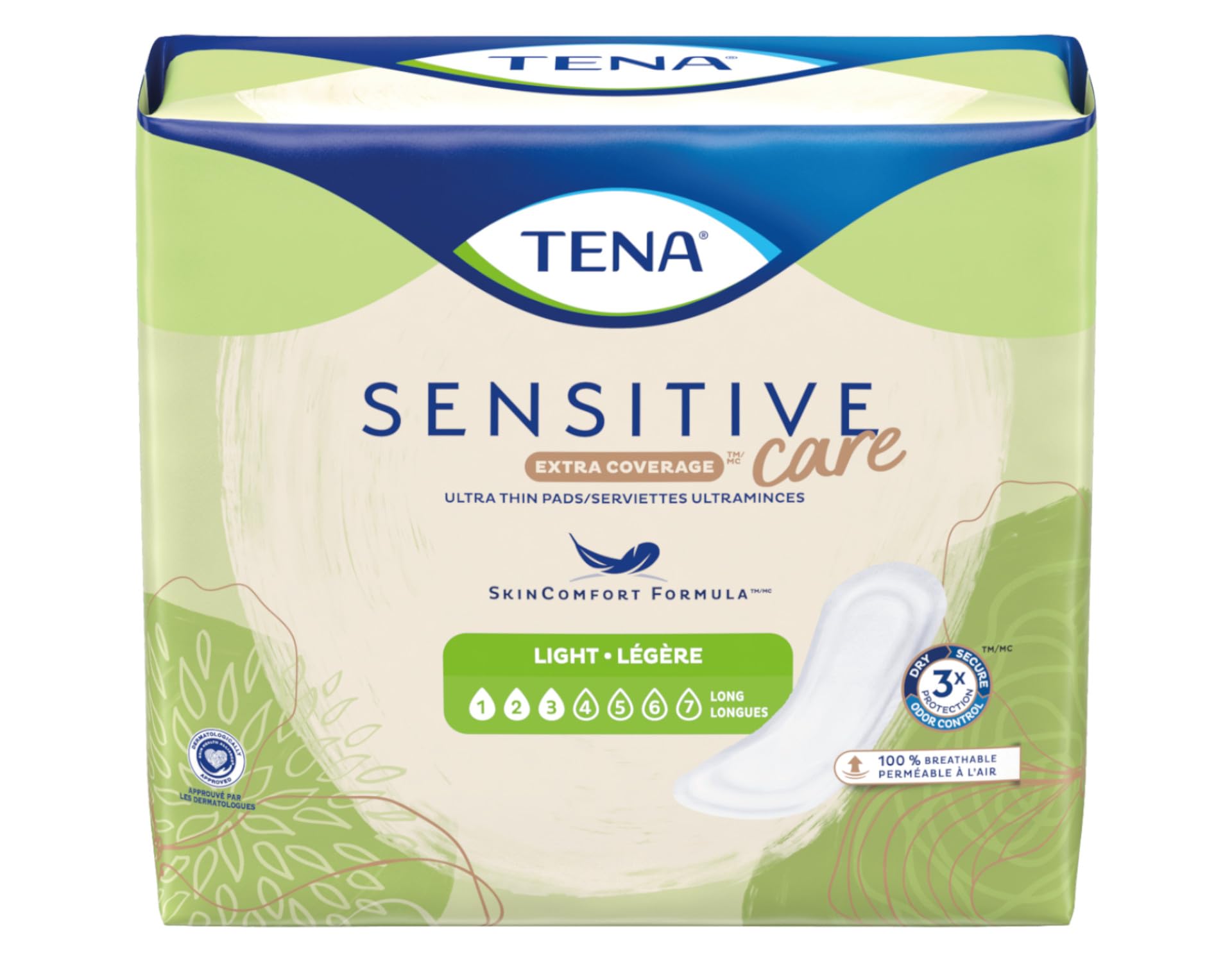TENA Intimates Extra Coverage Ultra Thin Light