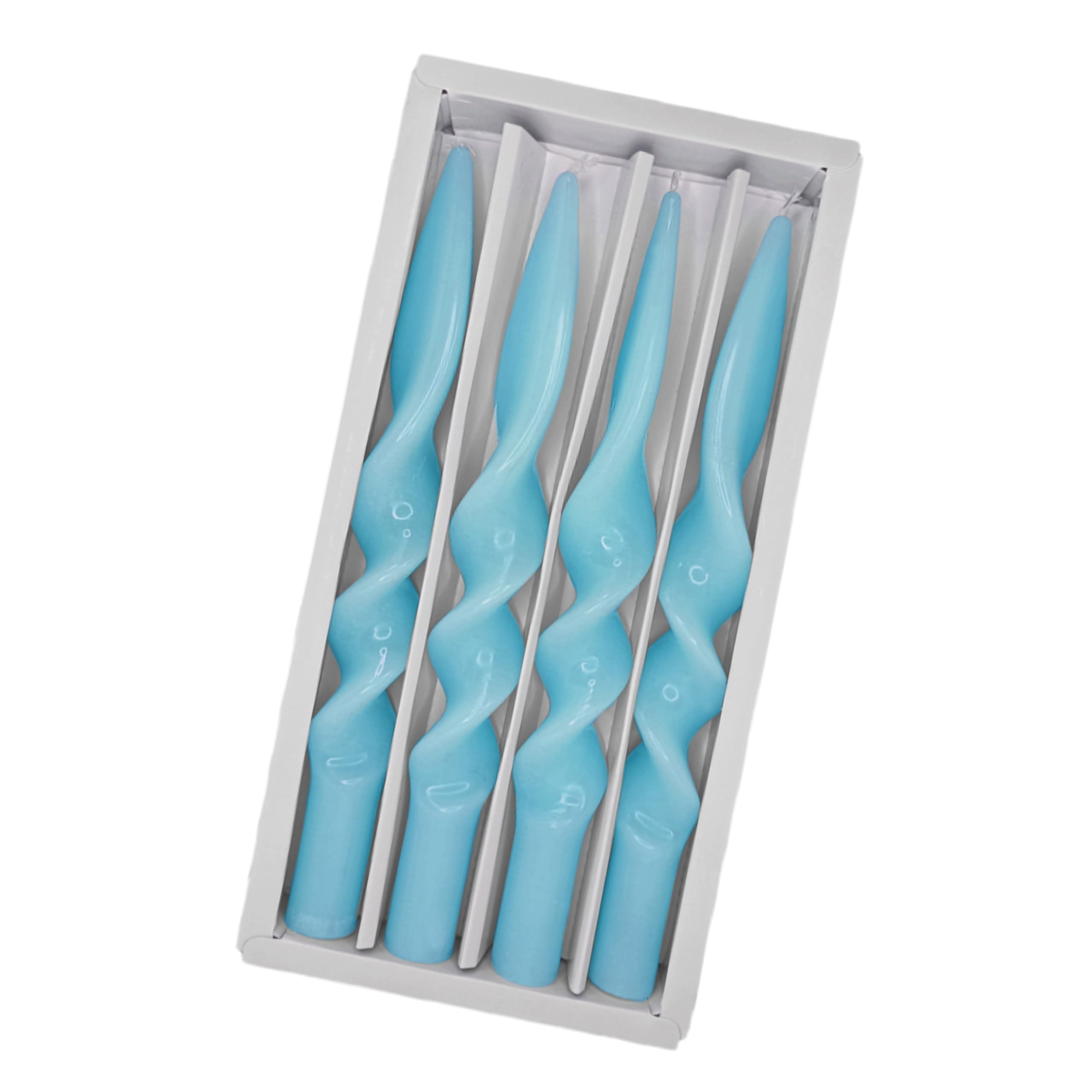 Spiral Taper Candle Pink Candlesticks,10 INCH Colored Candle Stick Long