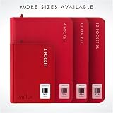 Vault X 4 Pocket Trading Card Zip Binder Red 160 Cards Exo-Tec view 8
