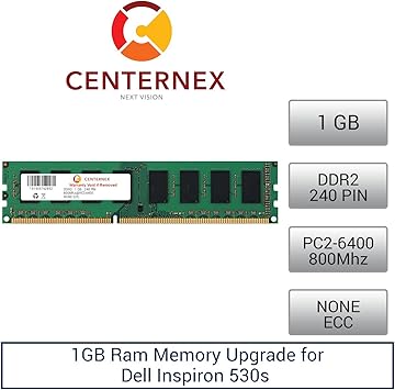 Memoria Ram De 1 Gb Para Dell Inspiron 530s Ddr Nonecc Desktop Memory Upgrade From Centernex Amazon Com Mx Electronicos