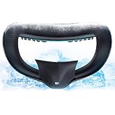 DESTEK Cooling Face Pad for Meta/Oculus Quest 2, Stops Overheating | Cooling Facial interface,Swaps PU Leather for ICE GEL and Breathable Ice Silk,Feels Like Cooling Arm Sleeves on Your Face