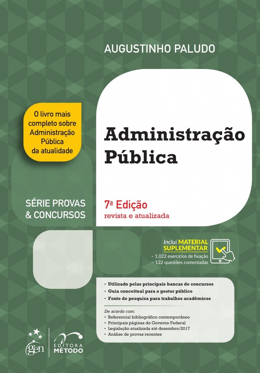 Administração pública PDF Augustinho Paludo