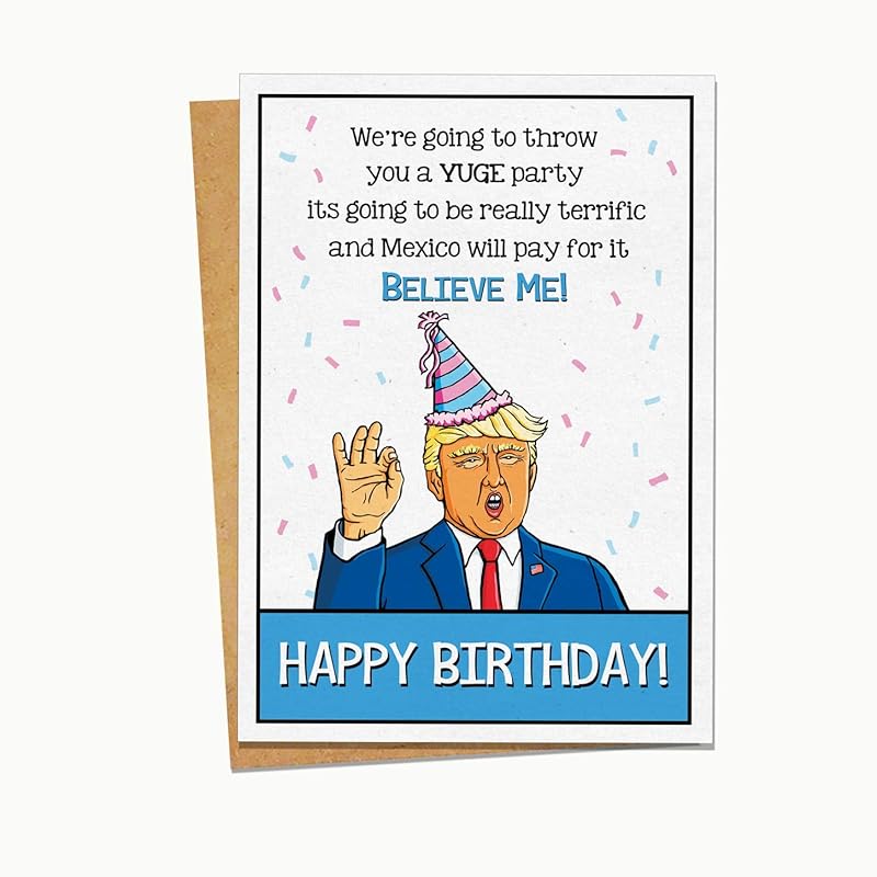 Trump Birthday Card Funny Birthday Cards