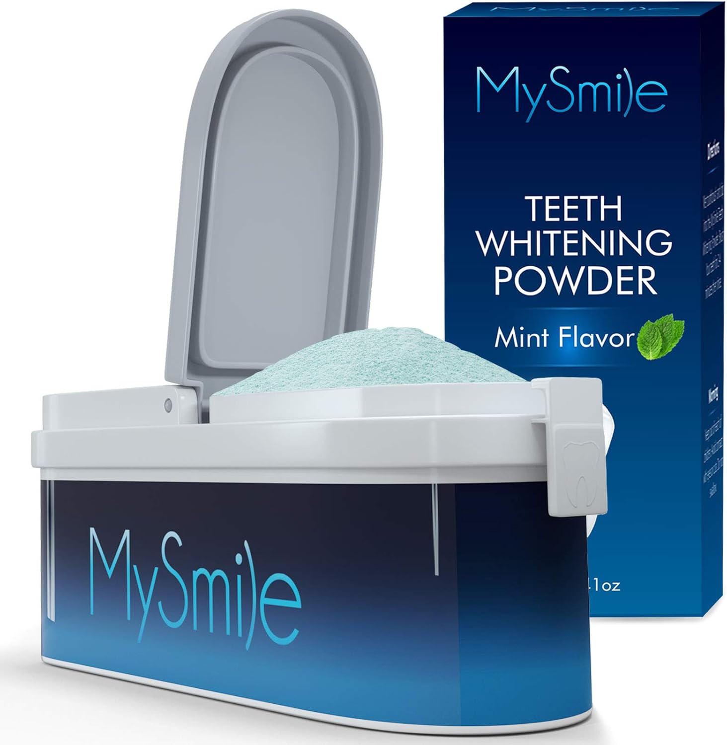 MySmile Tooth Powder for Teeth Whitening, NonSensitive Natural