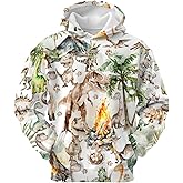 COTAIL Unisex Hoodies for Boys Girls, 3D Printed Hooded Sweatshirts Graphic Pullover Hoodie With Pocket 6-16Y