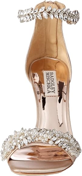 fiorenza embellished ankle strap evening shoe