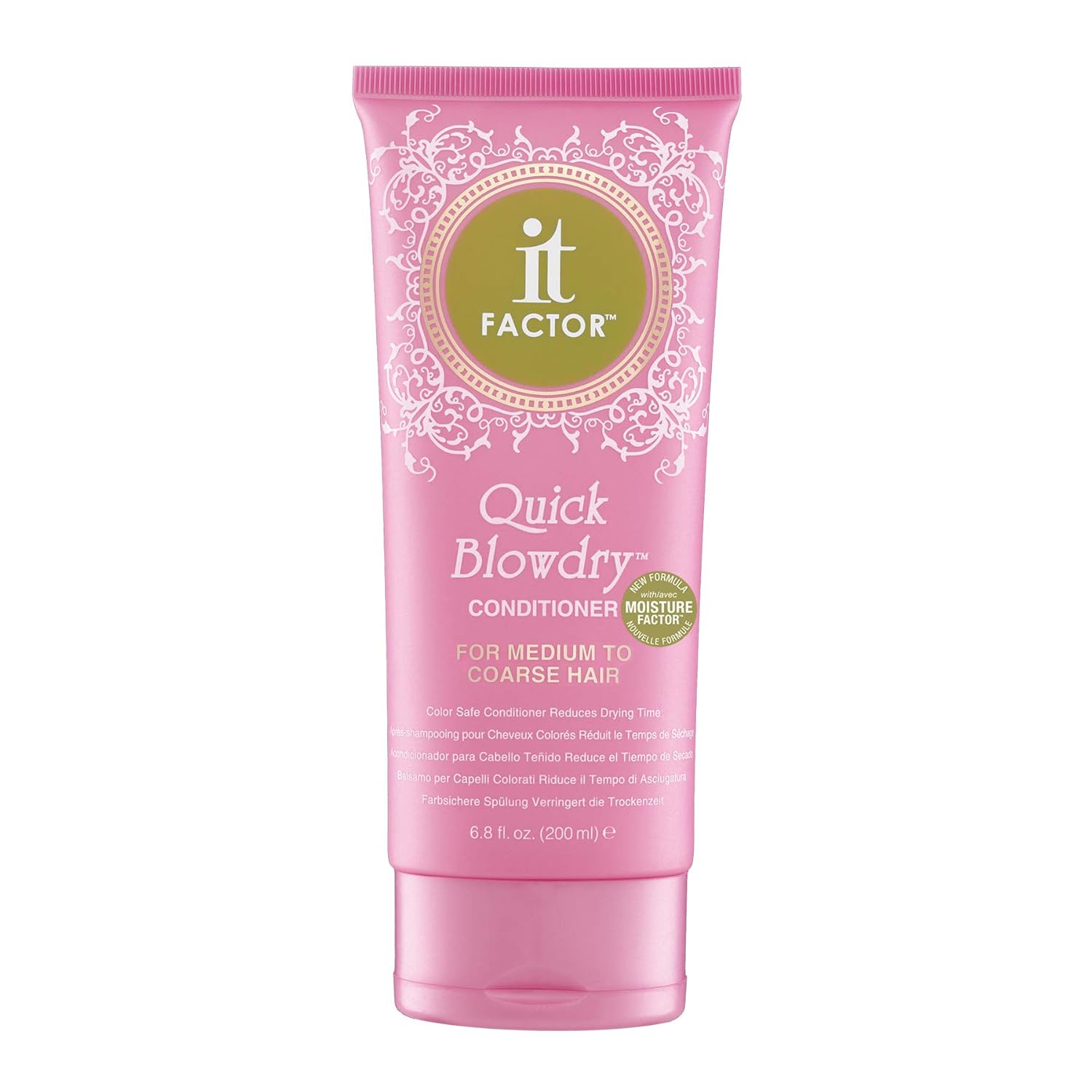 It Factor – Quick Blow Dry Conditioner – For Medium To Course Hair – Professional Grade Salon Quality Hair Care - Hairdresser Pros Love It – Enhanced Formula