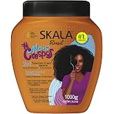 SKALA Mais Crespos 2-in-1 Treatment Cream and Leave-In Conditioner Strength, Detangling and Hydration for Coily and Kinky Hair, 35.2 oz