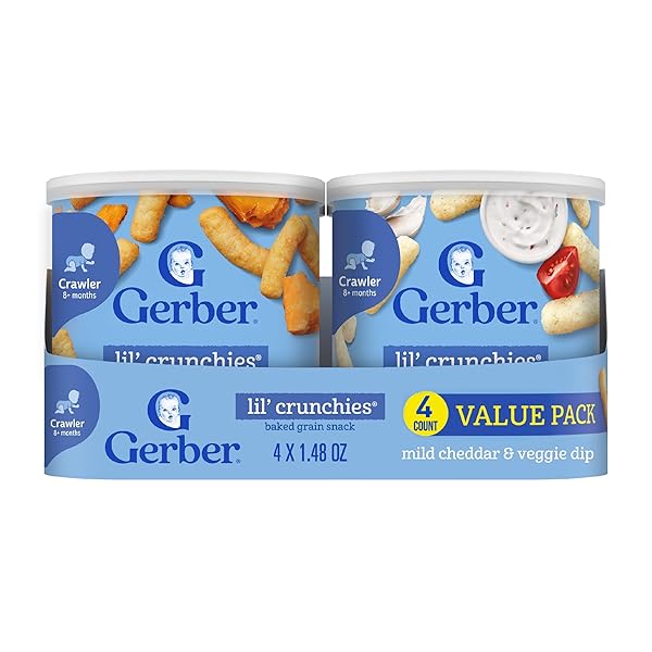 GERBER STAGE 3 BABY FOOD SNACKS, VALUE PACK...