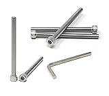 iexcell 5 Pcs M8 x 100mm Thread Pitch 1.25 mm