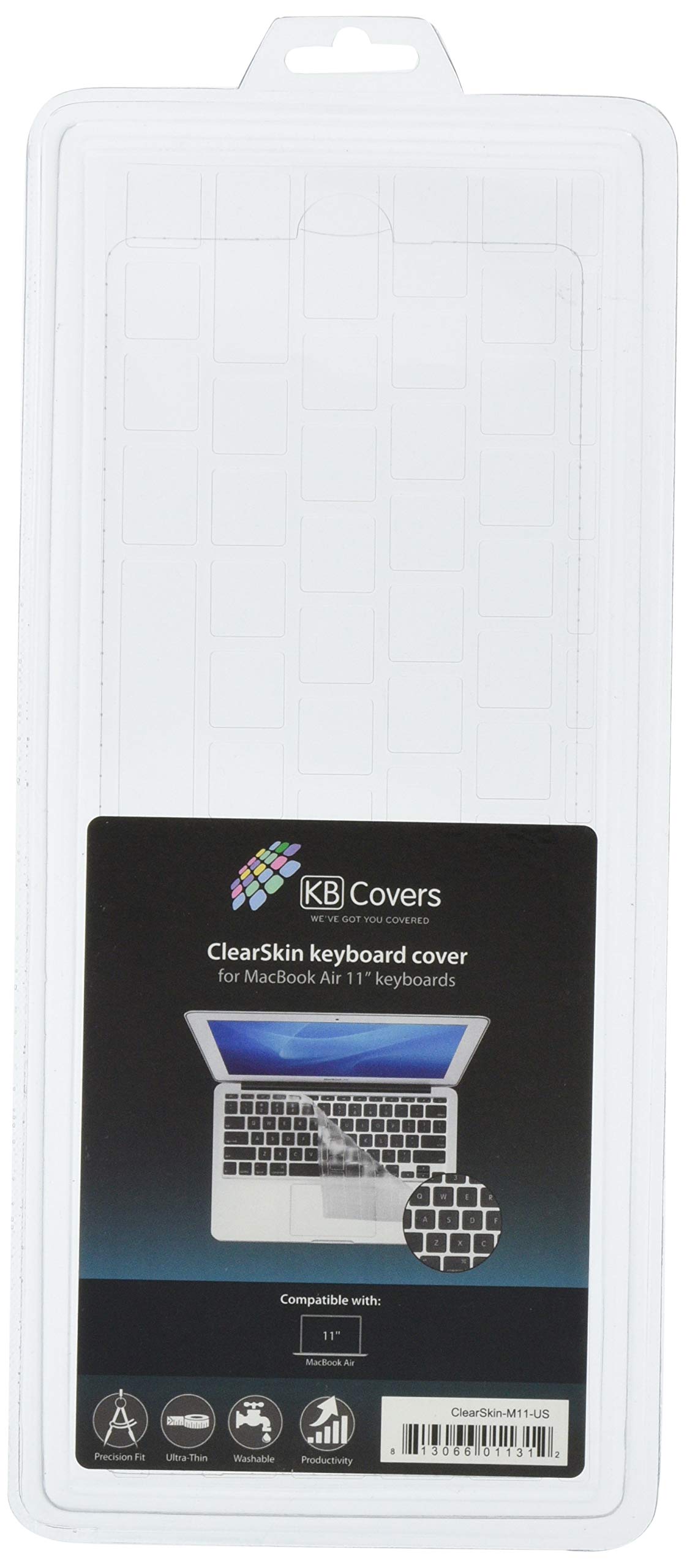 KB Covers ClearSkin QWERTY Keyboard Accessories