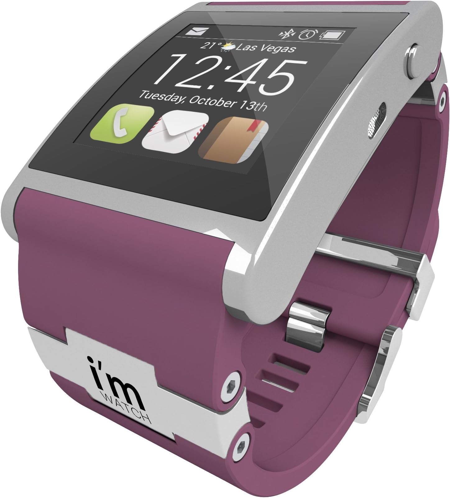Im Silver 128MB with Lilac Rubber Band