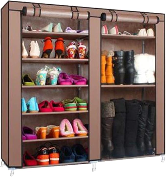 Quklei Free Standing Shoe Rack, Large Capacity